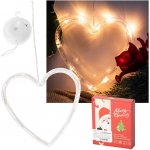KIK KX5246 Vánoční osvětlení LED srdce teplá bílá – Sleviste.cz