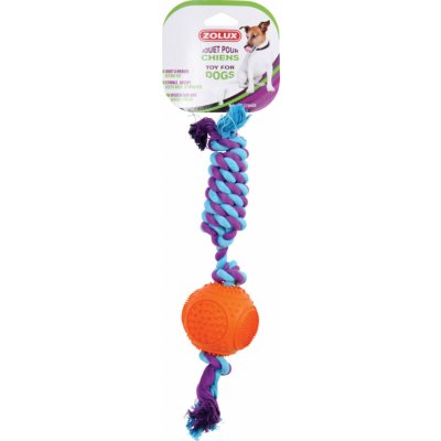 Zolux hračka pes Rope Ball gumový 33 cm – Zboží Mobilmania