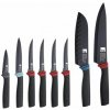 Bergner Nagoya 8 dílná sada nožů z nerezové oceli BG 9081 bk 8 ks nerez černá
