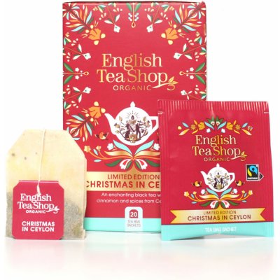 English Tea Shop BIO Vánoce na Cejlonu Černý kořeněný čaj 20 sáčků – Hledejceny.cz