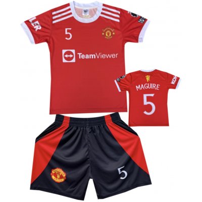 Numberoplus Premium dětský fotbalový dres Komplet Manchester United FC Harry Maguire – Zboží Mobilmania