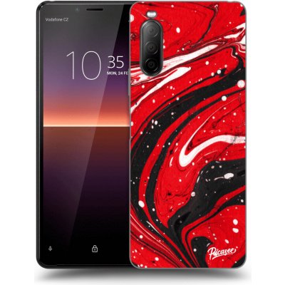 Pouzdro Picasee silikonové Sony Xperia 10 II - Red black černé – Hledejceny.cz