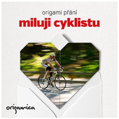 Origami přání - Miluji cyklistu