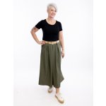 Italy fashion dlouhá sukně Angie khaki – Zboží Mobilmania