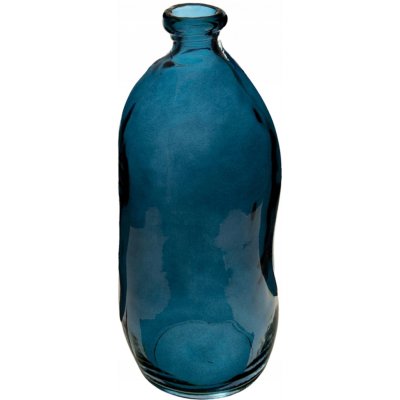 VÁZA na květiny, SILNÉ RECYKLOVANÉ SKLO, výška 35 cm – Hledejceny.cz