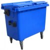 Popelnice HTI Plastový kontejner 660 l. modrý MC-0021-1