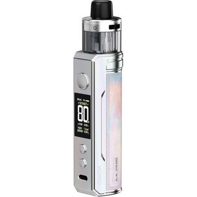 VooPoo Drag X2 Mod Pod 80 W Full Kit 0 mAh Colorful Silver 1 ks – Hledejceny.cz