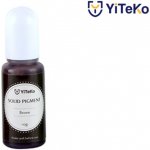 YiTeKo Tekutý pigment Solid 17 hnědá 10 ml – Hledejceny.cz