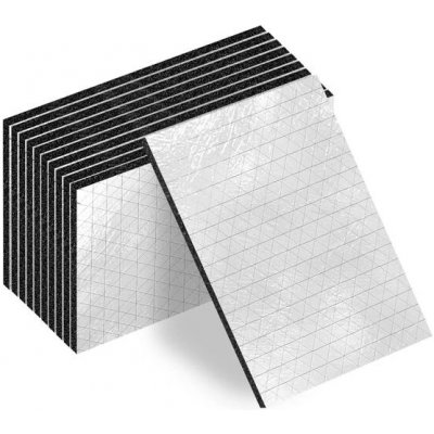 TXXATX 30 kusů odhlučňovacích rohoží do auta 250x180x5 mm, samolepicí, nehořlavá, antivibrační rohož, – Sleviste.cz