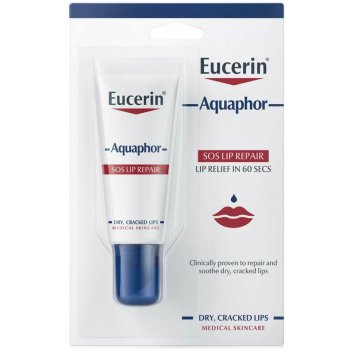 Eucerin Aquaphor Lip Repair balzám na suché a popraskané rty 10 ml