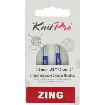 KnitPro Zing vyměnné kruhové jehlice 5Cm 4,5mm – Hledejceny.cz