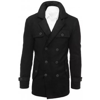Pánský dvouřadý zimní kabát City cx0431 černá