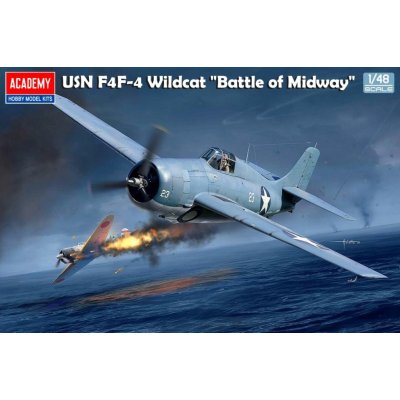 Academy USN F4F-4 Wildcat Battle of Midway 1:48 – Sleviste.cz