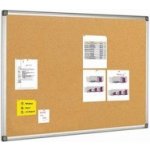 Q-Connect Korková nástěnka - 120 x 90 cm, dřevěný rám, – Zboží Živě