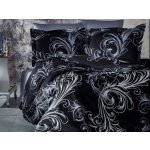 Brotex povlečení Satén Atlantis black zipový uzávěr 200x200 70x90 – Zboží Mobilmania