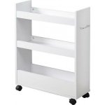Kesper Kuchyňský vozík bílý na kolečkách 3 úrovně – Hledejceny.cz