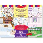 Melissa & Doug blok s adhezními samolepkami dům – Zboží Dáma