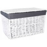 TZB Proutěný 105 L bílý/šedá látka – Hledejceny.cz