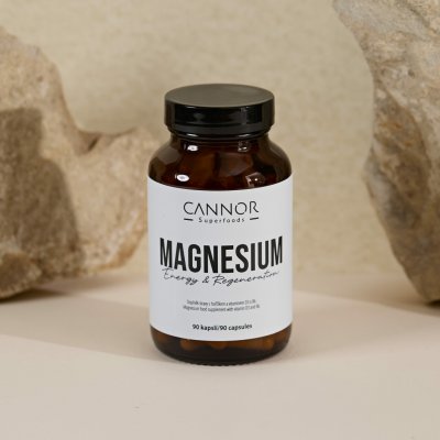 CANNOR Magnesium 2147 mg s vitaminy D3 a B6 90 tablet – Hledejceny.cz