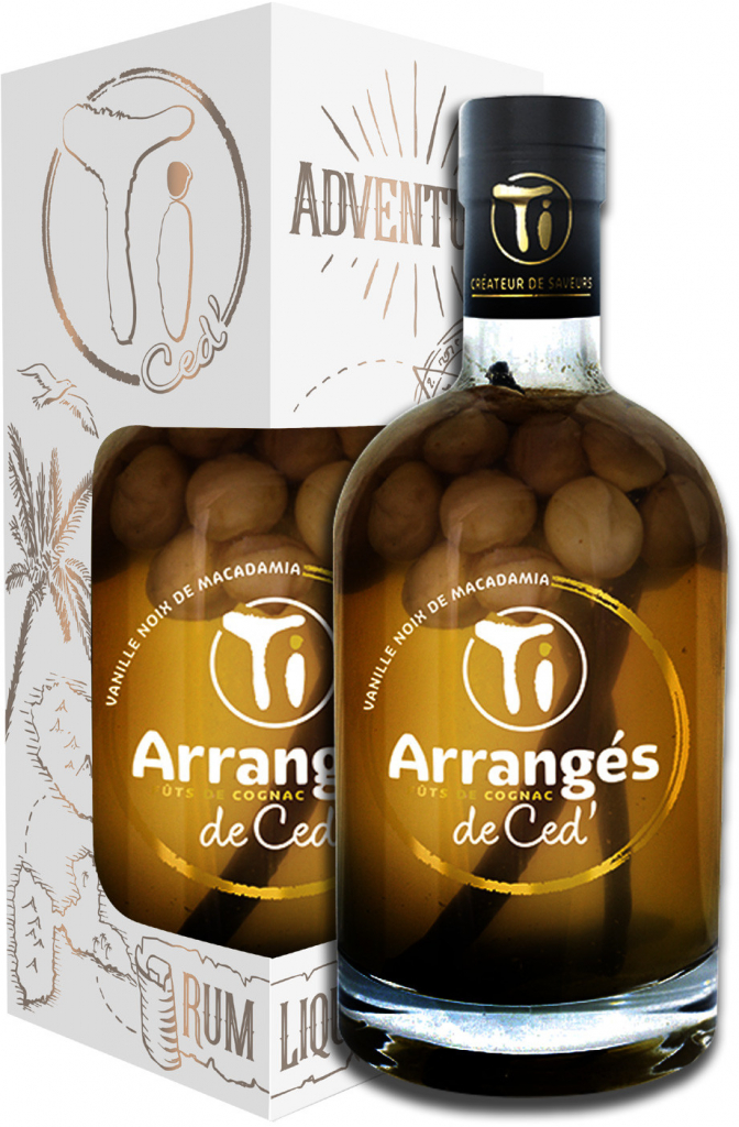 Ti Arrangés de Ced’ Vanilla Macadamia 32% 0,7 l (holá láhev)