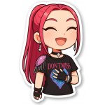 K-Pop Demon Hunters Samolepka Laughing Mira – Zboží Živě