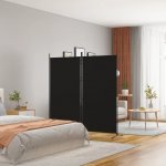 vidaXL Paraván pokojový 350261 černý 175 x 180 cm – Zboží Mobilmania