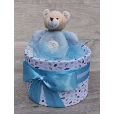 Pastell decor Plenkový dort jednopatrový pro chlapečka s letní dekou originální dárek Velikost plenek: Vel.2 Miminko váží 3 až 6 kg, Velikost oblečení: 50 Miminku jsou 0 až 2 měsíce – Hledejceny.cz