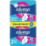 Always, Hygienické Vložky Ultra Day Super Velikost 2 Křidélka 16 ks – Hledejceny.cz