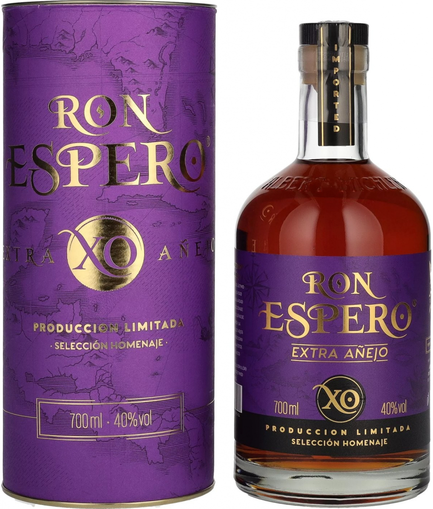 Espero Extra Anejo XO 40% 0,7 l (tuba)