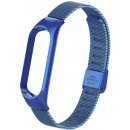 Deveroux Ocelový milánský řemínek pro MiBand 5, easy click - Modrý DEV0010