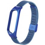 Deveroux Ocelový milánský řemínek pro MiBand 5, easy click - Modrý DEV0010 – Zboží Živě
