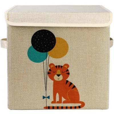 Dream Creations Krabice s víkem tygr 30 x 30 x 29 cm – Zboží Mobilmania