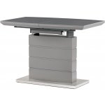 Autronic Jídelní stůl 120+40x70 cm keramická deska šedý matný lak HT-424M GREY – Sleviste.cz