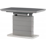 Autronic Jídelní stůl 120+40x70 cm keramická deska šedý matný lak HT-424M GREY – Zboží Dáma