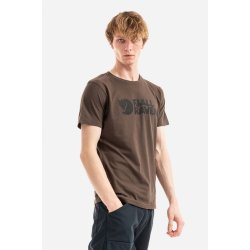 Fjällräven Logo t-shirt DARK OLIVE