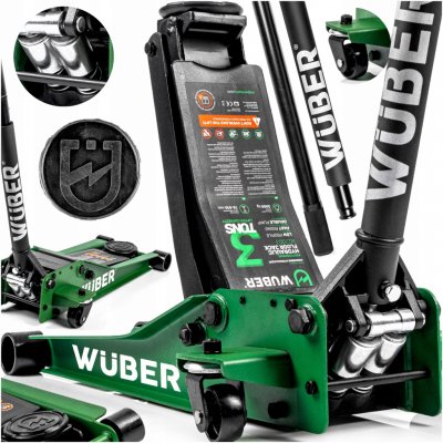 WUBER Nízkoprofilový hydraulický zvedák pojizdný 3 t W22003 – Sleviste.cz