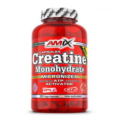 Amix Creatine Monohydrate 800 220 kapslí – Zboží Mobilmania