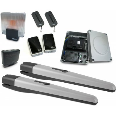 NICE S.p.A. Zálohovatelná sada motorů TOONA pro křídlové brány do 2x 3m s dálkovým ovládáním s možnost – Sleviste.cz