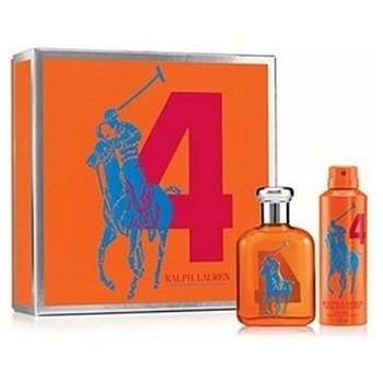 Ralph Lauren The Big Pony 4 Orange EDT 75 ml + deospray 200 ml dárková sada