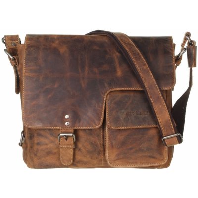 Greenburry kožená taška 1913-M-25 hnědá – Hledejceny.cz