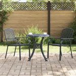 Omaxi 775315 Židle 2 ks Antracit 56 x 65 x 89 cm Ocel – Hledejceny.cz
