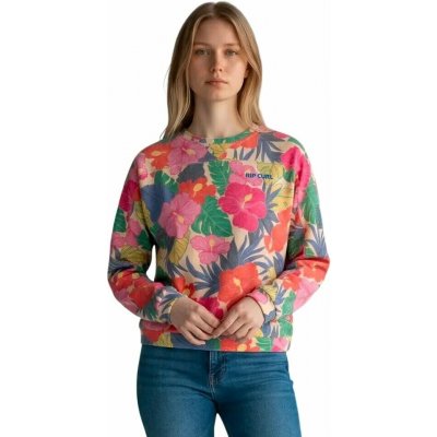 Rip curl Surf Side Relaxed Crew Multi Mnohobarevná – Zboží Dáma