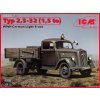 Sběratelský model ICM Typ 2,532 1,5t German WWII Light Truck35401 1:35