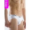 Boxerky, trenky, slipy Emporio Armani slipy 111321 CC715 bílé 2Pack