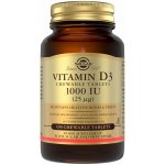 Solgar Vitamin D3 1000 IU, 100 pastilek – Hledejceny.cz
