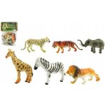 Teddies Zvířátka safari 6 ks 16x24x5 cm – Zboží Mobilmania