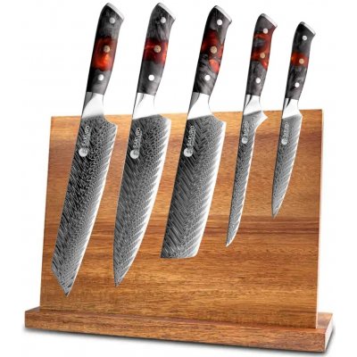 Sakuro Kuchyňský set 5 nožů s magnetickým stojanem Sacai – Zboží Dáma