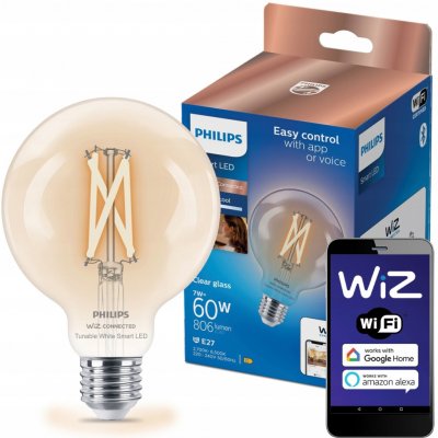 Philips Smart Chytrá LED žárovka 7W, E27, Tunable White – Hledejceny.cz