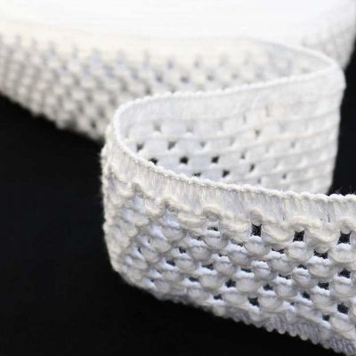 Pro Háčkování Guma pletená 5 cm bílá – Zboží Mobilmania