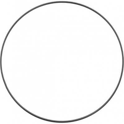 Kovový kruh na lapač snů 25 cm, černý – Zboží Dáma